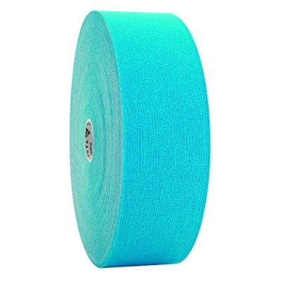 Image of 3B Scientific Kinesiology Tape Bulk Roll 31m x 5cm of Elastic Muscle and Joints Support for Exercise, Sports Injury Recovery, Pain Tape, Water Resistant Sport Blue