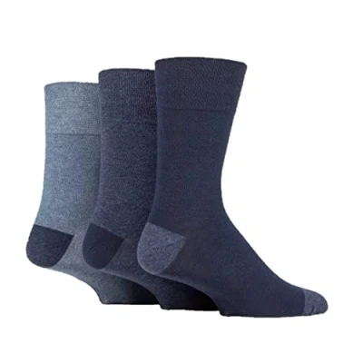 Image of 3 Pairs Gentle Grip Socks Size UK 6 11 (3 X RJ609)
