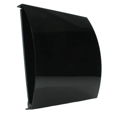 Image of VENTS Black 4 inch Vent Cover External Wall Wind Sound Baffle Grille For Tumble Dryer Exterior Ducting 100 Dia Draft Excluding Air Ventilation Extractor Fans Heat Recovery Systems