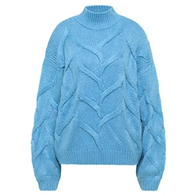 Image of caneva Women&#039;s Knitted Jumper, mid Blue, M/L