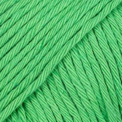 Image of 100% Cotton Knitting and Crochet Yarn, 4 or Medium, Aran Weight, Drops Paris, 1.8 oz 82 Yards per Ball (72 Parrot Green)