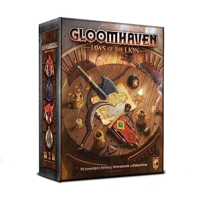 Image of Asmodee Gloomhaven Second Edition: Jaws of the Lion Board Game, 1 4 Players, Italian Edition