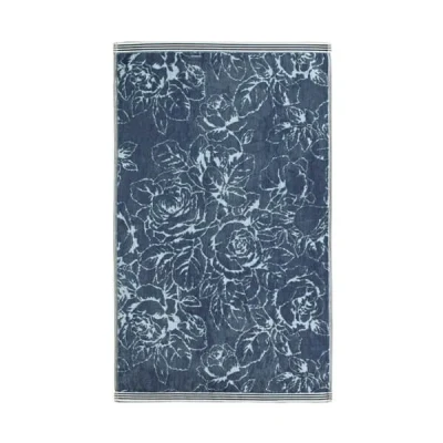 Image of Sanderson Options Chelsea Rose Bath Towel Midnight