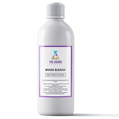 Image of Wood Bleach Bleacher for Removing Stains and Cleaning Furniture Restorer (x1 1 Litre Bottle)