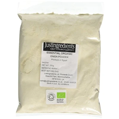 Image of JustIngredients Essentials Organic Onion Powder 250 g, Pack of 2