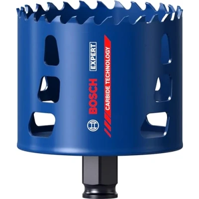 Image of Bosch 1x EXPERT Tough Material Hole Saw (for Wood with metal, Brick, Ø 80 mm, Professional Accessory Rotary Drill/Drivers)