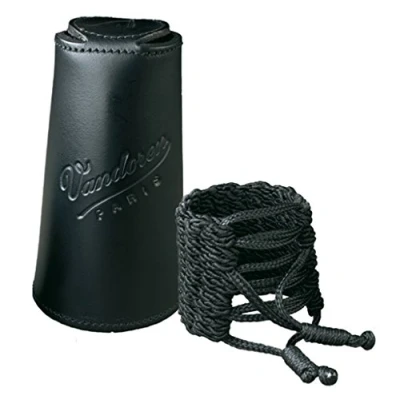 Image of Vandoren LC31L Klassik Bb Clarinet String Ligature with Leather Cap