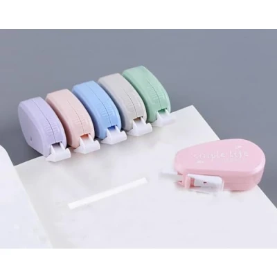 Image of ZBOOROOR 6 Pcs Aesthetic Correction Tape 4m x 5mm Pastel Colors, Cute White Out