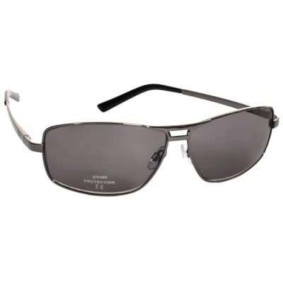 Image of Trespass Enforcement, Gun Metal, Sunglasses with UV Protection &amp; Cloth Bag / Category 2 Lenses, Grey