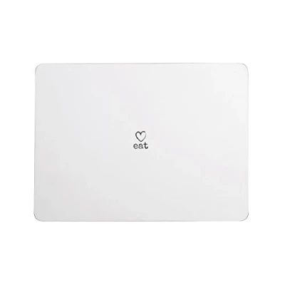 Image of Premier Housewares 1203649 Charm Placemats Set of 4, White, H2 x W29 D22cm