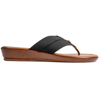 Image of Lotus Women Hera Flip Flops, Black (Black BBK), 5 UK