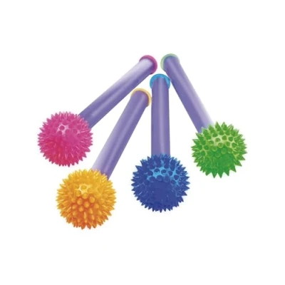 Image of Smiffys Neon Bouncing Baton, Assorted Light Up, 23cm / 9in, Leisure Products Fancy Dress, Funtime Dress up Lite &amp; glo