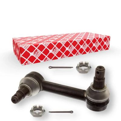 Image of 0488056 Anti roll bar link FEBI BILSTEIN 46145 Rear Axle Right 160mm M20 x 1,5 with crown nut