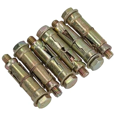 Image of M8 8mm x 60mm Expansion Rawl Bolt for Masonry Sleeve Anchors Fastener 6pk