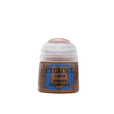 Image of CITADEL Games Workshop Colour Layer: Brass Scorpion (12ml) Paint