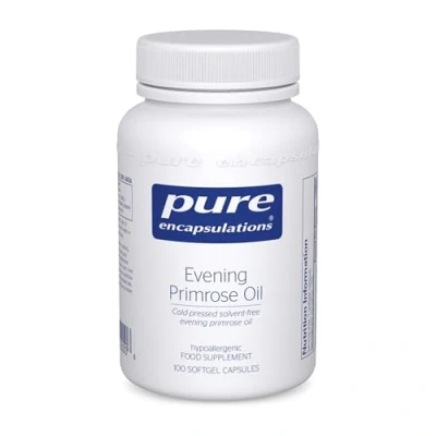 Image of Pure Encapsulations Evening Primrose Oil 1000mg Cold Pressed Solvent Free 100 Softgel Capsules