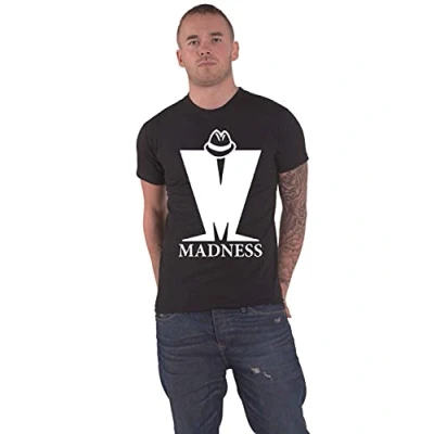 Image of Madness T Shirt Big M Band Logo Official Mens Black