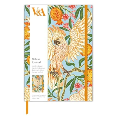 Image of Museums &amp; Galleries V&amp;A Cockatoo and Pomegranate Deluxe Journal