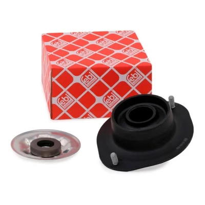 Image of 0344517, 0344517S1, 0344531, 0344531S1, 344517S1 Top strut mount FEBI BILSTEIN 12676 Front Axle with ball bearing Elastomer VAUXHALL: Astra Mk3 CC
