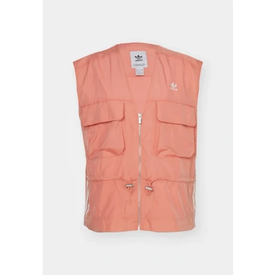 Image of adidas Originals VEST Waistcoat, Women&#039;s, Size: 16/18 (L), Pink