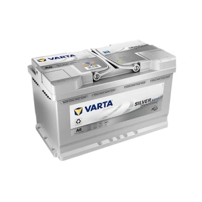 Image of 1766484, 1825129, 2013334, 2402381, 5288126 Starter Battery VARTA A6 580901080J382 12V 80Ah 800A B13 AGM MERCEDES BENZ: C Class Saloon, SLK