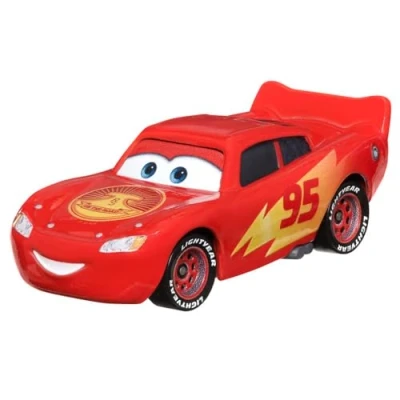 Image of Mattel Vehicles Racing Style Disney Cars Die Cast 1:55 Car, Type: Road Trip Lightning
