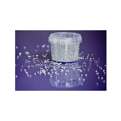 Image of 100g Silver Edible 2mm Tiny Sugar Pearls/Balls for Cake Cupcake Sprinkles Dec...