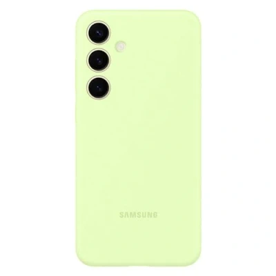 Image of Samsung Silicone Back Cover Green Galaxy S24+