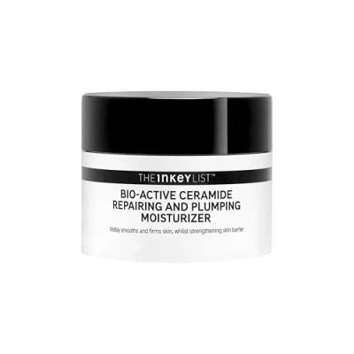 Image of The INKEY List Bio Active Ceramide Moisturiser 50ml, Anti Ageing Skincare, 24 Hour Hydration Cream, Vegan Friendly, Suitable For All Skin Types