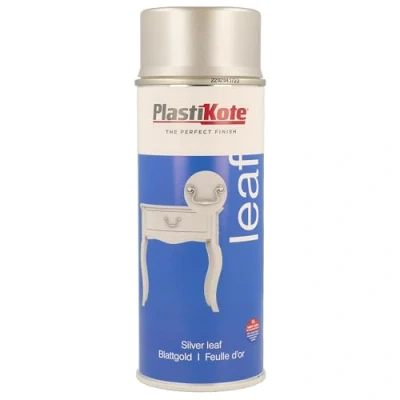 Image of Plasti Kote The Perfect Finish Leaf Spray, 400 ml, Silver