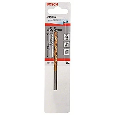 Image of Bosch 2608596706 HSS TiN DIN 338 Metal Drill Bits