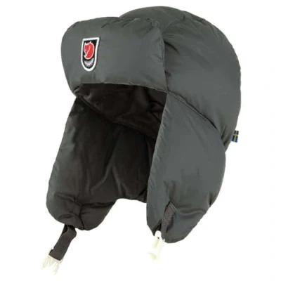 Image of Fjallraven 90663 050 Expedition Down Heater Hat Unisex Basalt Size S/M
