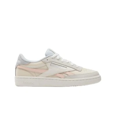 Image of Reebok Women&#039;s Club C Revenge Tennis Shoes, Tapioca/WASHEDCLAY/Moon, 3 UK