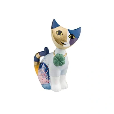 Image of Goebel Cat Sculpture, Porcelain, Multi Colour, 8 cm