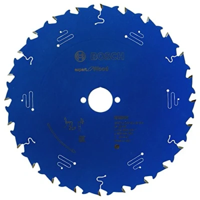 Image of Bosch Accessories 2608644067 EXWOH 24 Tooth Top Precision Circular Saw Blade, 0 V, Blue