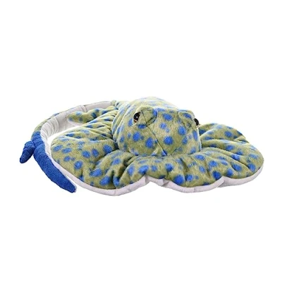Image of Wild Republic Blue Spotted Ray Plush Soft Toy, Cuddlekins Cuddly Toys, Gifts for Kids 30 cm