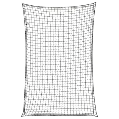 Image of vidaXL Trailer Net with Elastic Rope Black 3x2 m PP