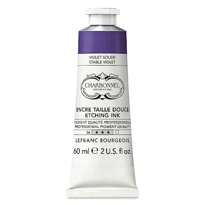 Image of Lefranc and Bourgeois Charbonnel etching ink, Permanentviolett, 60ml Tube Kupferdruckfarbe