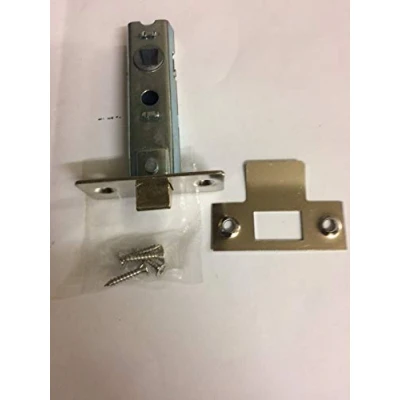 Image of 2X Nickel 3&quot; Mortice Tubular Latches for Internal Doors