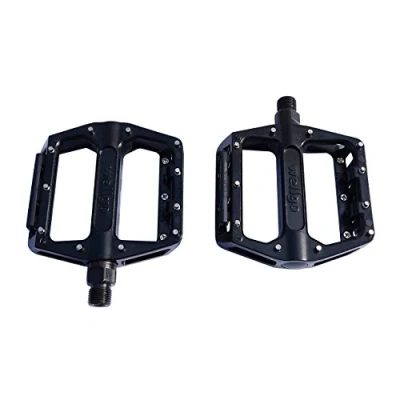 Image of New Wellgo B087U Ball Bearing Alloy Mountain BMX Pedal with Reflector Black
