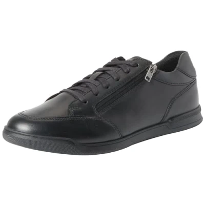 Image of Geox Men&#039;s U Cordusio D Sneaker, Black, 8 UK