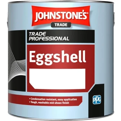 Image of 1LTR JOHNSTONES Trade Eggshell Brilliant White