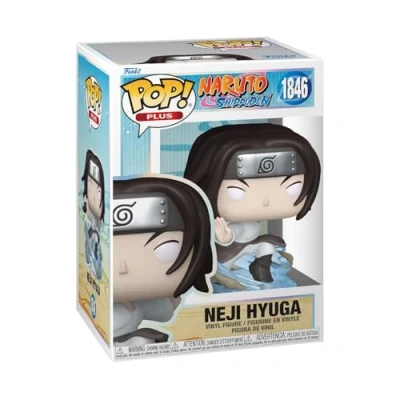 Image of Funko POP! Plus Animation: Naruto 4 Neji Shippuden Collectable Vinyl Figure Gift Idea Official Merchandise Toys for Kids &amp; Adults Anime Fans Model Collectors