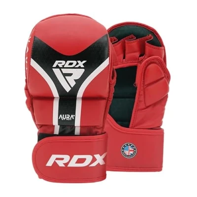 Image of RDX GRAPPLING GLOVES SHOOTER AURA PLUS T 17 (Red, XL)