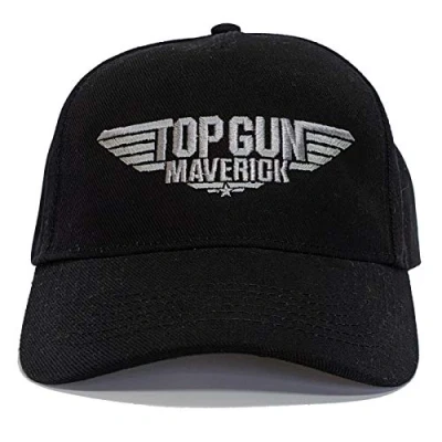 Image of Top Gun Maverick Embroidered Baseball Cap Black