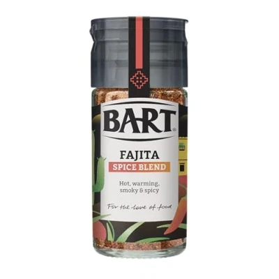 Image of BART Fajita Spice Blend Hot &amp; Spicy Blend, Ideal for Latin American Cooking (6x44g Jar)