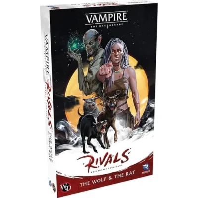 Image of Renegade Game Studios Vampire: The Masquerade Rivals: Wolf &amp; Rat Expansion Board Ages 14+ 2 4 Players 30 70 Minutes Playing Time