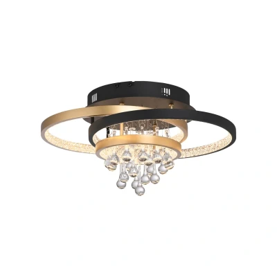 Image of Paul Neuhaus LED ceiling lamp Rotazo, glass, CCT, dimmable