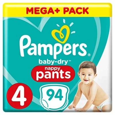 Image of Pampers Baby Dry Pants Size 4 Maxi 9 15kg Mega Plus Pack