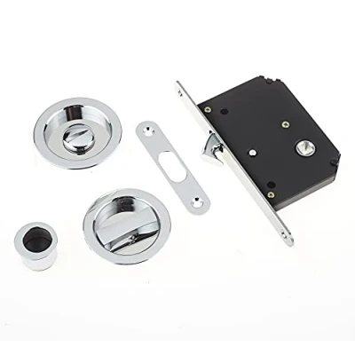 Image of Sliding Door Bathroom Mortice Lock Polished Chrome
